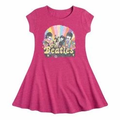 Licensed Character Girls 7-12 The Beatles Retro Sgt. Pepper Art Dress