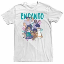 Licensed Character Big & Tall Disney Encanto Group Portrait Logo Tee White -Licensed Character Shop unnamed file 6523