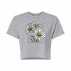 Licensed Character Juniors' Vintage Daisies Cropped Graphic Tee 2 Licensed Character Juniors' Vintage Daisies Cropped Graphic Tee -Licensed Character Shop unnamed file 6543