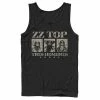 Licensed Character Men's ZZ Top Tres Hombres Portrait Panels Tank Top -Licensed Character Shop unnamed file 6578