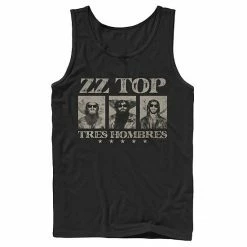 Licensed Character Men's ZZ Top Tres Hombres Portrait Panels Tank Top
