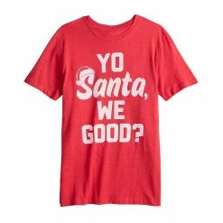 Licensed Character Men's Yo Santa Holiday Tee -Licensed Character Shop unnamed file 661