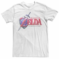 Licensed Character Men's Nintendo Legend Of Zelda Logo Tee White -Licensed Character Shop unnamed file 6627