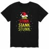 Licensed Character Men's Dr. Seuss The Grinch "Stink Stank Stunk" Tee Grey -Licensed Character Shop unnamed file 663