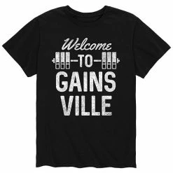 Licensed Character Men's Welcome To Gainsville Tee Black -Licensed Character Shop unnamed file 6646