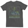 Licensed Character Men's Star Wars: The Mandalorian & The Child Color Pop Poster Tee -Licensed Character Shop unnamed file 6658