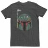 Licensed Character Men's Star Wars Boba Fett Icons Helmet Fill Tee -Licensed Character Shop unnamed file 6672