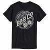 Licensed Character Men's Bad Company Straight Shooter Badge Tee Blue