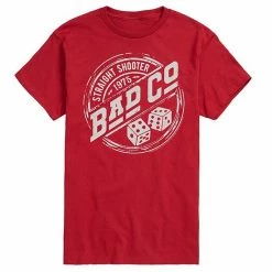 Licensed Character Men's Bad Company Straight Shooter Badge Tee Blue -Licensed Character Shop unnamed file 6677