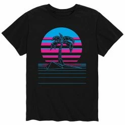 Licensed Character Men's Vaporwave Summer Tee Blue