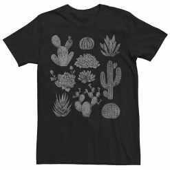 Licensed Character Men's White Cactus Flora Tee