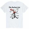 Licensed Character Men's Dr. Seuss Perfect Cat Tee White -Licensed Character Shop unnamed file 6735