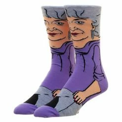 Licensed Character Men's Golden Girls Dorothy Crew Socks