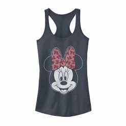 Licensed Character Juniors' Disney Mickey Modern Minnie Head Shot Tank Indigo -Licensed Character Shop unnamed file 6809