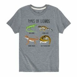 Licensed Character Boys 8-20 Types Of Lizards Graphic Tee Green -Licensed Character Shop unnamed file 6852