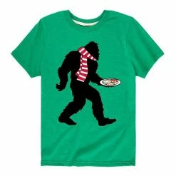 Licensed Character Boys 8-20 Christmas Cookie Sasquatch Graphic Tee