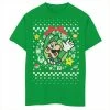 Licensed Character Boys 8-20 Nintendo Super Mario Luigi Classic Ugly Christmas Graphic Tee -Licensed Character Shop unnamed file 6880