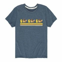 Licensed Character Boys 8-20 Pokemon Pikachu And Eevee Graphic Tee