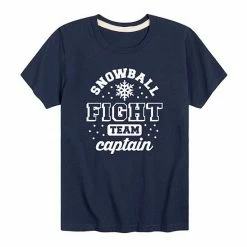 Licensed Character Boys 8-20 Snowball Fight Captain Graphic Tee