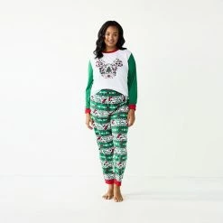 Licensed Character Disney's Mickey Mouse Plus Size Jammies For Your Families® "Holiday Party Mickey" Pajama Set 7 Licensed Character Disney's Mickey Mouse Plus Size Jammies For Your Families® "Holiday Party Mickey" Pajama Set -Licensed Character Shop unnamed file 69