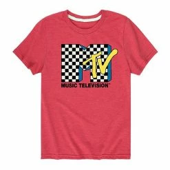 Licensed Character Boys 8-20 MTV Checker Logo Tee