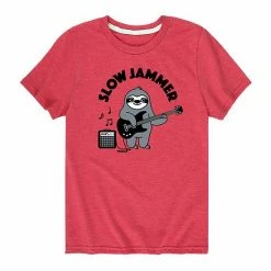 Licensed Character Boys 8-20 Slow Jammer Sloth Guitar Graphic Tee