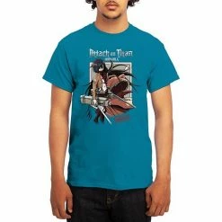 Licensed Character Men's Attack On Titan Tee Heather Lt Blue -Licensed Character Shop unnamed file 6935