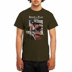 Licensed Character Men's Attack On Titan Tee Heather Lt Blue -Licensed Character Shop unnamed file 6939