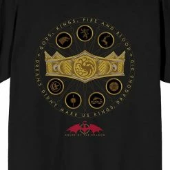 Licensed Character Men's House Of The Dragon Tee -Licensed Character Shop unnamed file 6942