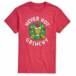 Licensed Character Men's Dr. Seuss Grinch Never Not Grinchy Tee Blue -Licensed Character Shop unnamed file 7004