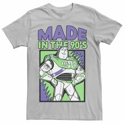 Licensed Character Men's Disney / Pixar Toy Story 4 Buzz Lightyear Made In The 90's Tee Black -Licensed Character Shop unnamed file 7007