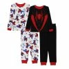 Licensed Character Boys 4-10 Spiderman "2 Spideys" 4-Piece Pajama Set -Licensed Character Shop unnamed file 701