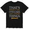 Licensed Character Men's That's What I Do Tee Black -Licensed Character Shop unnamed file 7012