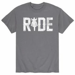 Licensed Character Men's Ride Motorcycle Tee Grey -Licensed Character Shop unnamed file 7025
