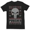Licensed Character Men's Marvel Punisher Skull Ugly Christmas Sweater Tee -Licensed Character Shop unnamed file 7038