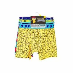 Licensed Character Boys 6-10 Pokemon 4-Pack Cool Yarn Boxer Briefs -Licensed Character Shop unnamed file 709