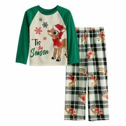 Licensed Character Boys 4-12 Jammies For Your Families® Rudolph The Red Nosed Reindeer Pajama Set