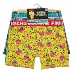 Licensed Character Boys 6-10 Pokemon 4-Pack Cool Yarn Boxer Briefs -Licensed Character Shop unnamed file 710