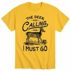 Licensed Character Men's Deer Are Calling Must Go Tee Grey -Licensed Character Shop unnamed file 7121