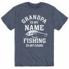 Licensed Character Men's Grandpa Fishing Game Tee Green -Licensed Character Shop unnamed file 7143