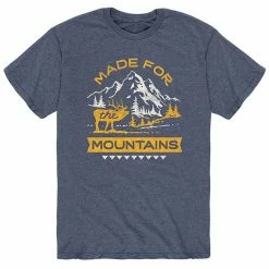 Licensed Character Men's Made For The Mountains Tee Blue -Licensed Character Shop unnamed file 7147