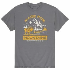 Licensed Character Men's Made For The Mountains Tee Blue -Licensed Character Shop unnamed file 7148