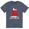 Licensed Character Men's Peanuts Snoopy Just Chillin' Tee -Licensed Character Shop unnamed file 7154