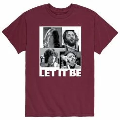 Licensed Character Men's The Beatles Let It Be Tee Blue -Licensed Character Shop unnamed file 7156