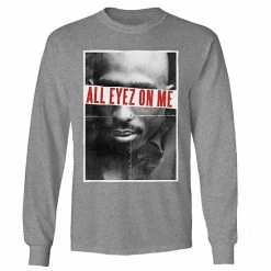 Licensed Character Men's Tupac All Eyes Long Sleeve