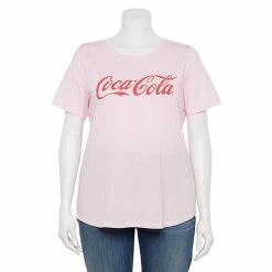 Licensed Character Plus Size Coca-Cola Graphic Tee