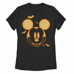 Licensed Character Disney's Mickey Mouse & Friends Juniors' Halloween Mickey Carving Graphic Tee