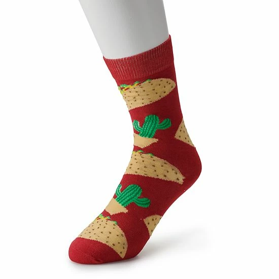 Licensed Character Men's Patterned Novelty Crew Socks Pink 8 Licensed Character Men's Patterned Novelty Crew Socks Pink - Image 6