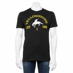 Licensed Character Men's Yellowstone Logo Tee