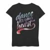 Licensed Character Girls 7-16 Dance Heart Watercolor Text Graphic Tee -Licensed Character Shop unnamed file 7257